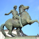 Foto della statua di Castore