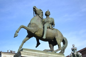 Foto della statua di Polluce